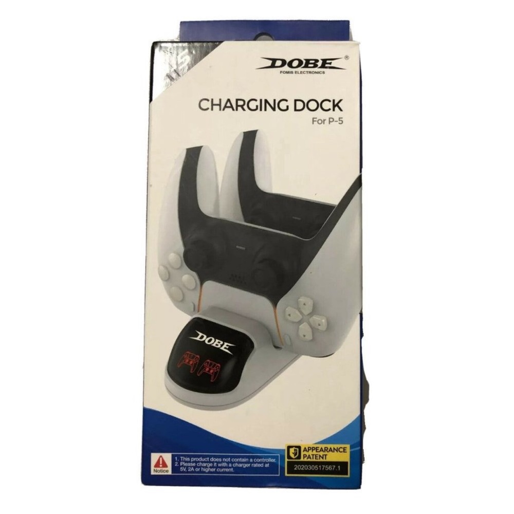 Dobe PS5 Dual Charging Dock Station for PlayStation 5 DualSense Controllers